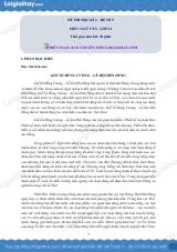 Đề thi học kì 2 Văn 12 Chân trời sáng tạo - Đề số 9